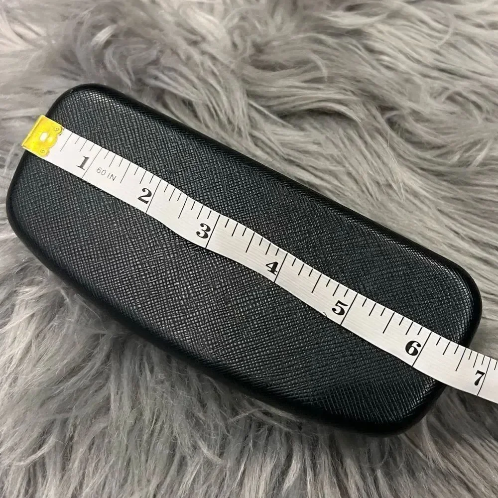 Salvatore Ferragamo hard shell eyewear case Textured Black